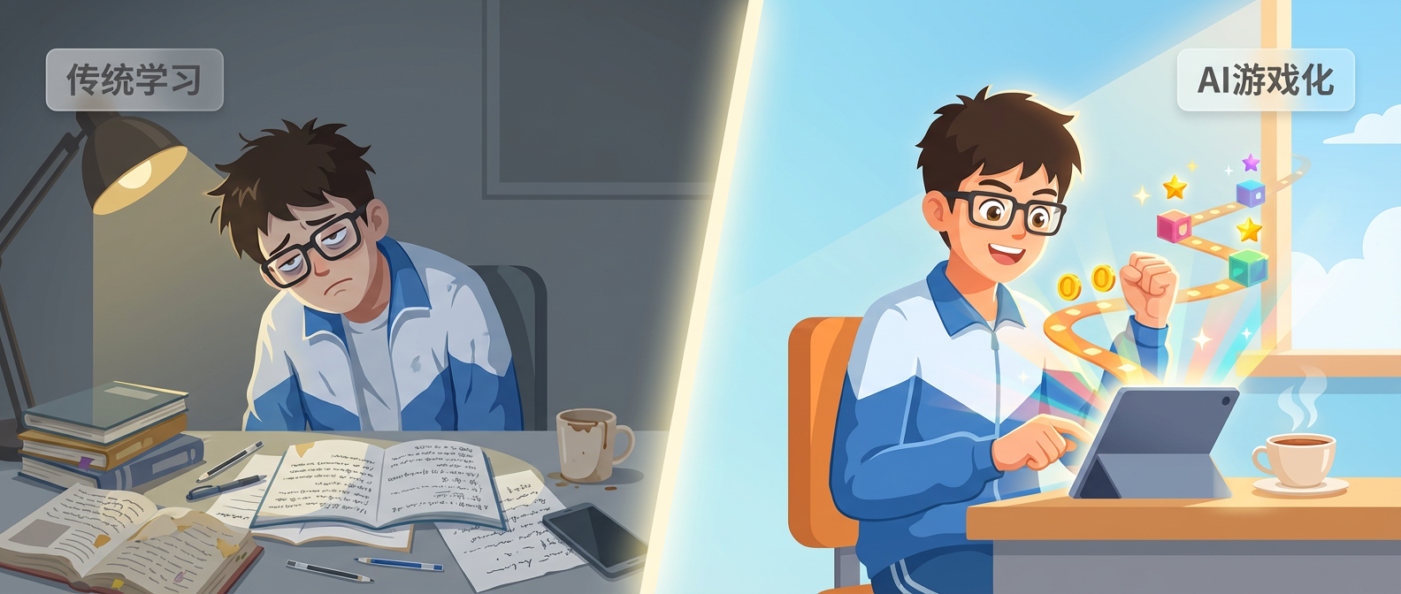 把练习册变成闯关游戏，学上瘾了