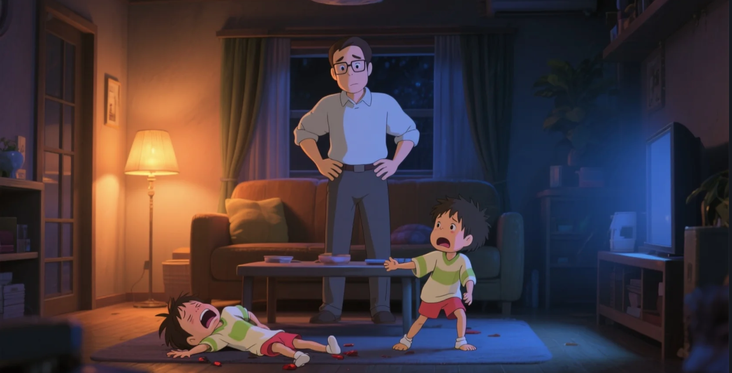 无法控制的闹情绪孩子